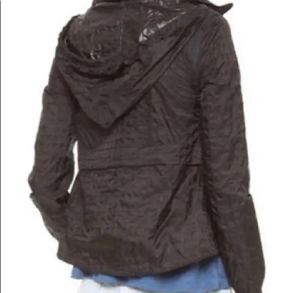 SOLD-🌺 Free People NWOT Parachute Festival Water resistant Jacket in Black - Picture 4 of 16